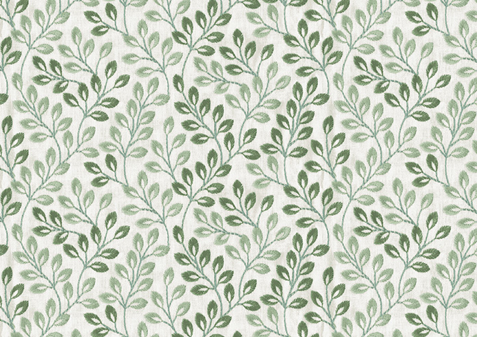 Fitzrovia Print, Subtle Greens - Twist&Fit Roman Blind - Image 7